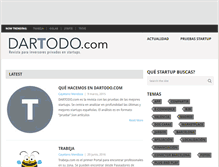 Tablet Screenshot of dartodo.com